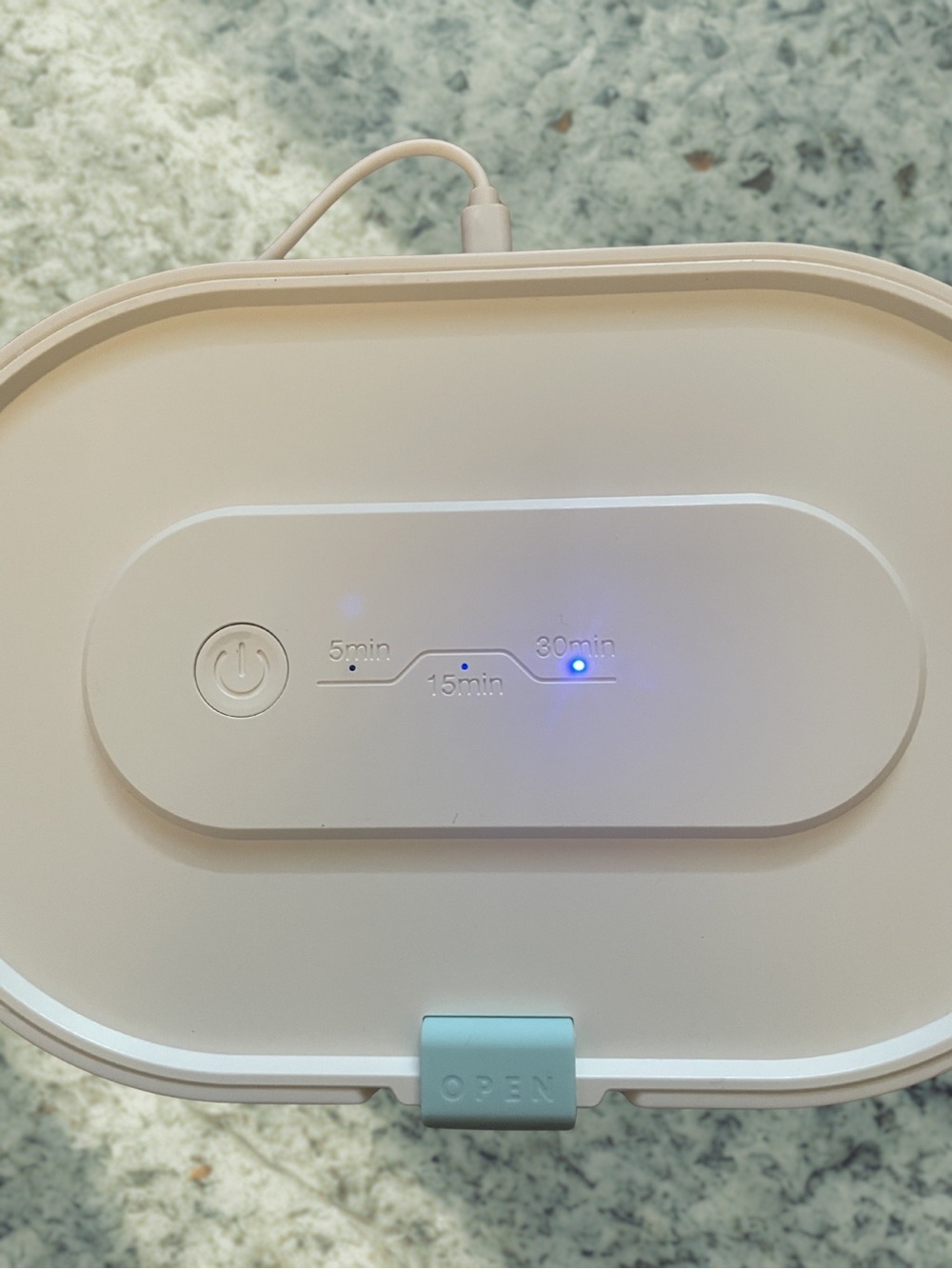 NUVOMED UV Sterilizer Box Portable 360 Cleaning for Phones Masks Jewelry Watches - Picture 7 of 13
